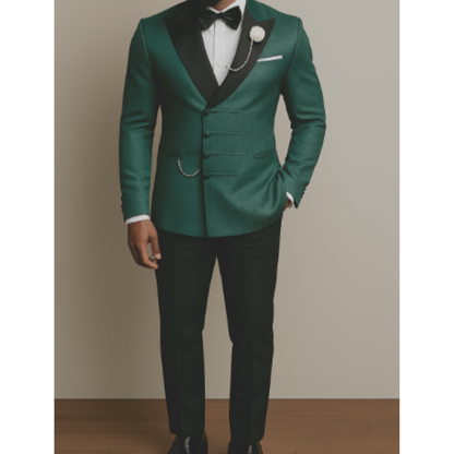Men's 2-piece Suit Elegant Black