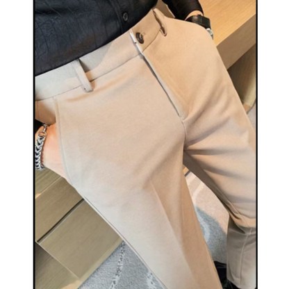 Men's Slim Fit Trousers Modern Design