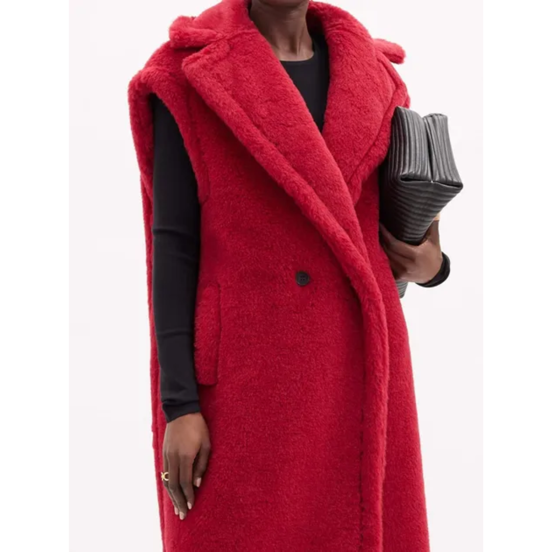 Women's Winter Sleeveless Teddy Jacket Soft