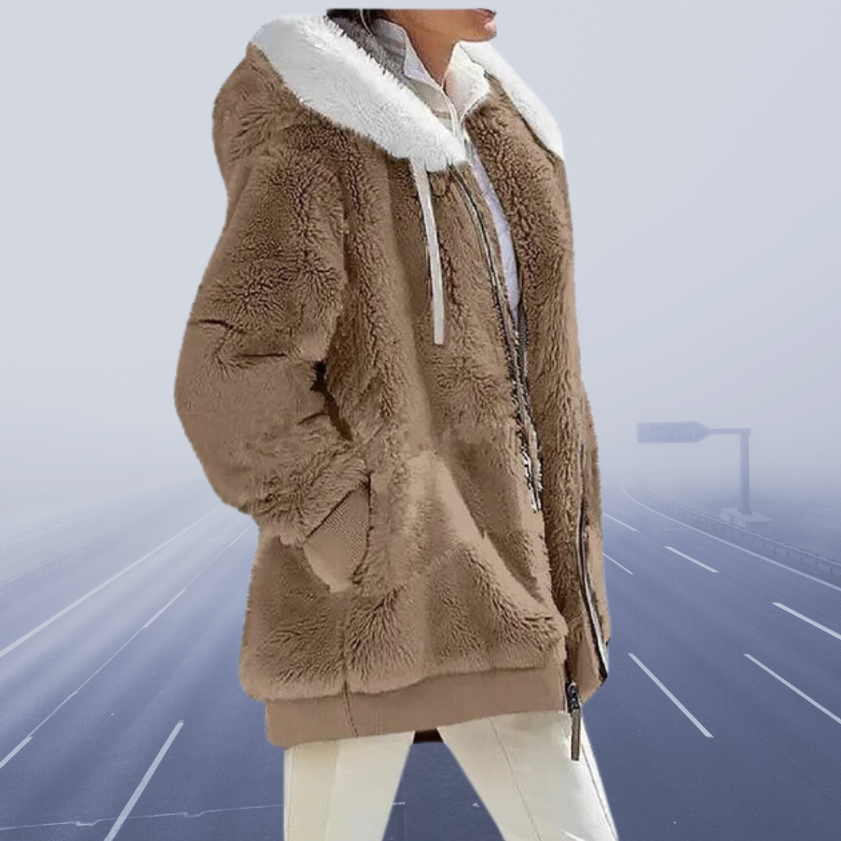 Oversized Teddy Jacket Warm Oversized