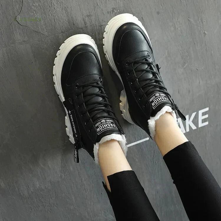 Warme Damen Stiefel Wasserdicht Weich - IdealeKleiden