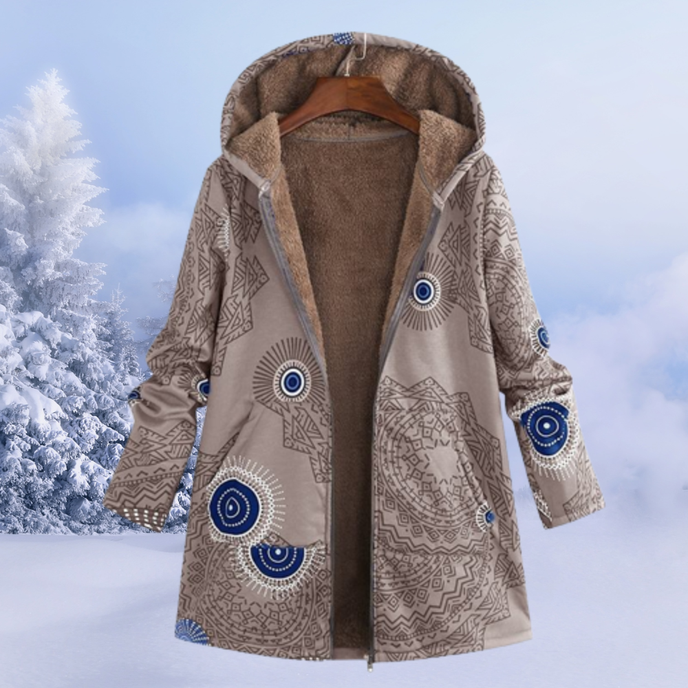 Elegant women's jacket floral print