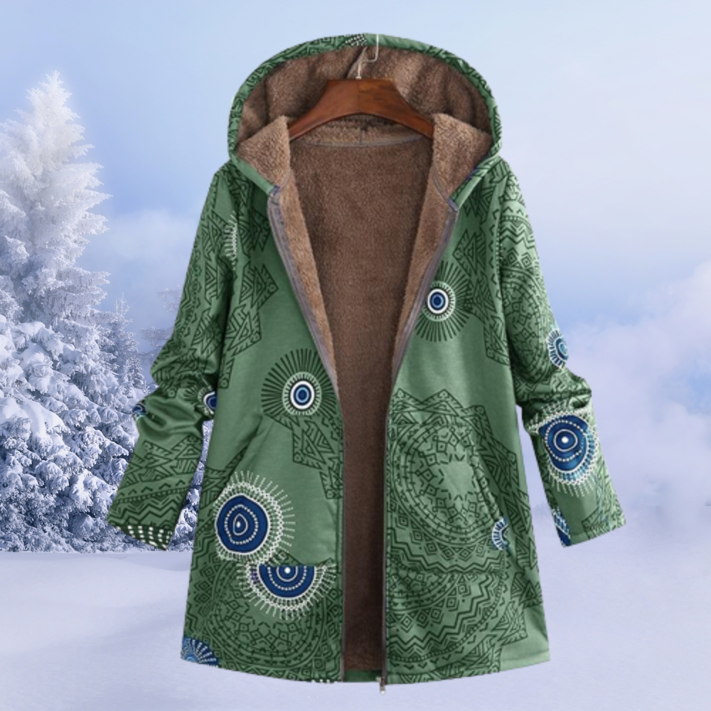 Elegant women's jacket floral print