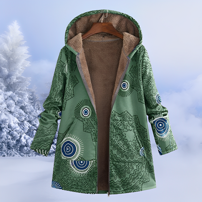 Women's Trendy Patterned Winter Jacket