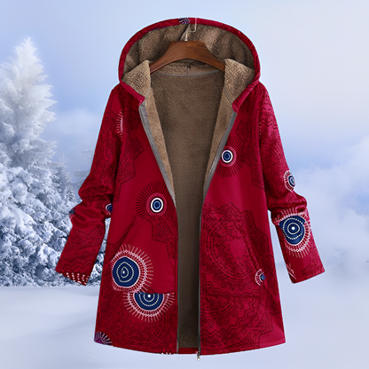 Women's Trendy Patterned Winter Jacket
