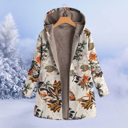Elegant women's jacket floral print