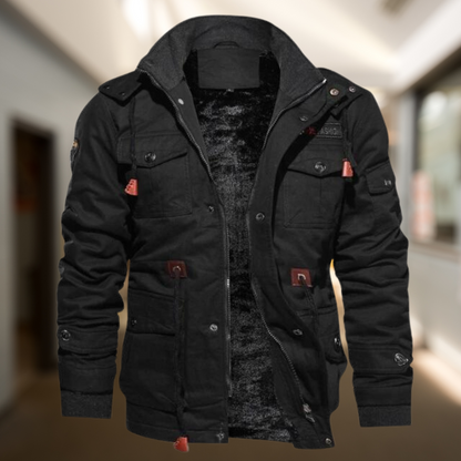 Herren Winterjacke Warm Gefüttert - IdealeKleiden