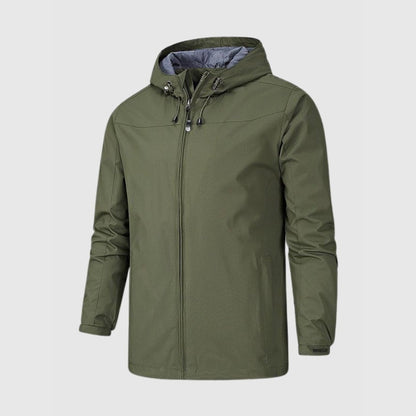 Stylish Men's Waterproof Sporty Rain Jacket