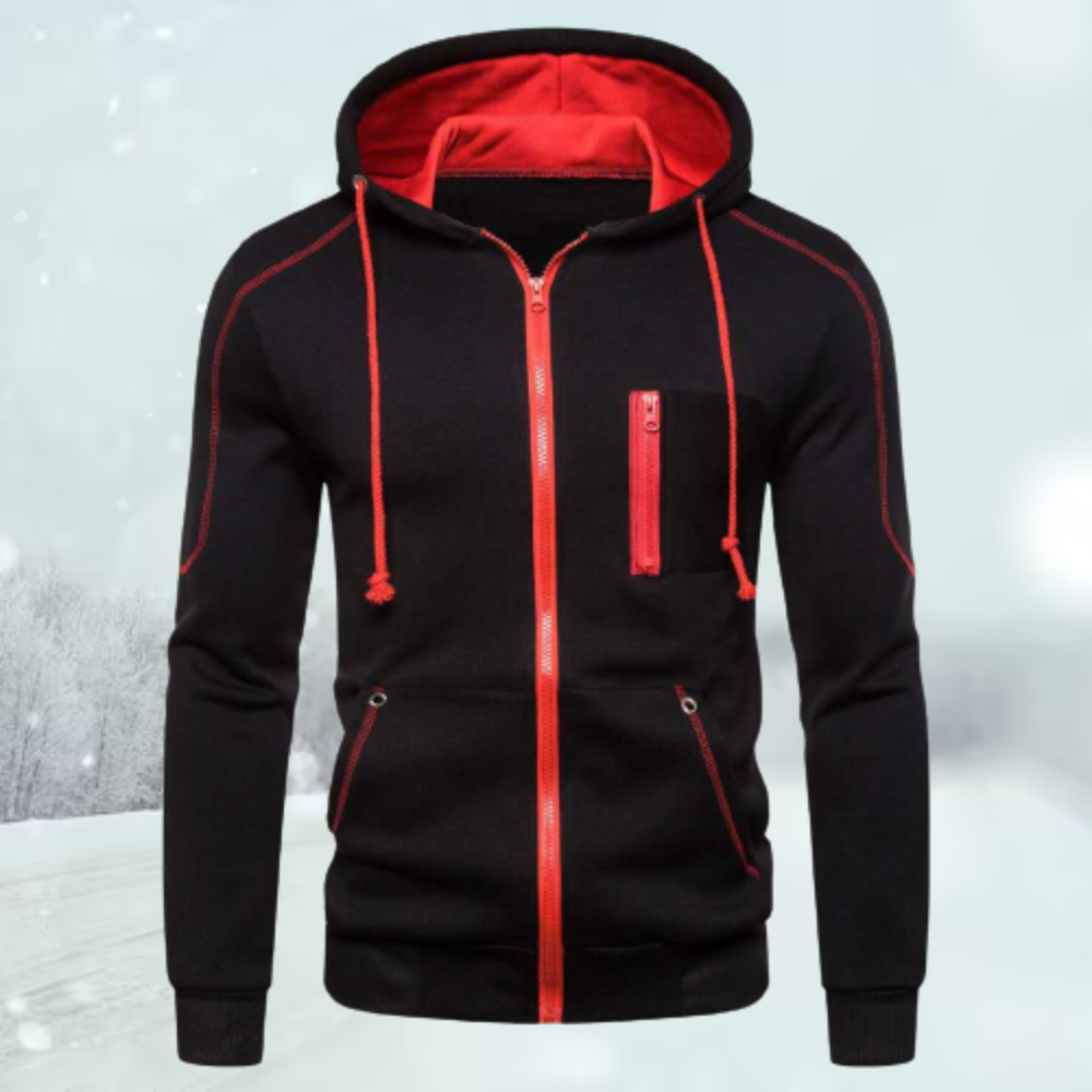 Sporty Men's Hoodie Modern Design
