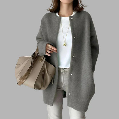Women's Oversized Cardigan with Buttons