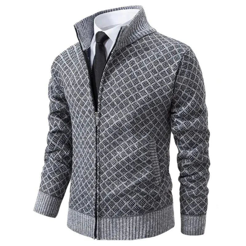 Men's Spring Jacket Zipper Geometric Trendy