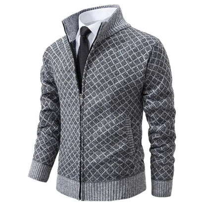 Men's Spring Jacket Zipper Geometric Trendy
