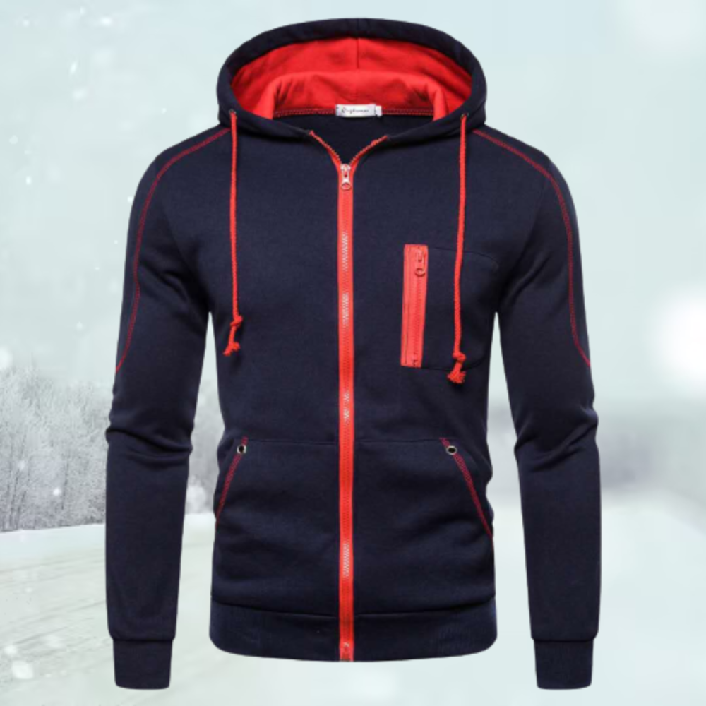 Sporty Men's Hoodie Modern Design