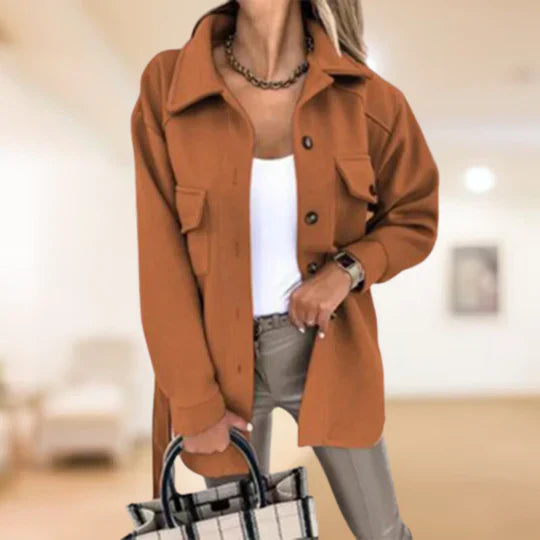 Almaro Women's Quilted Warm Trench Coat