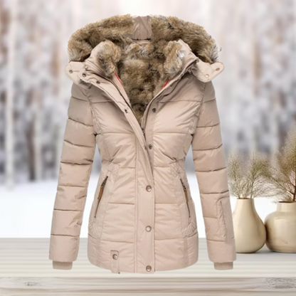 Women's Winter Puffer Jacket Elegant Black
