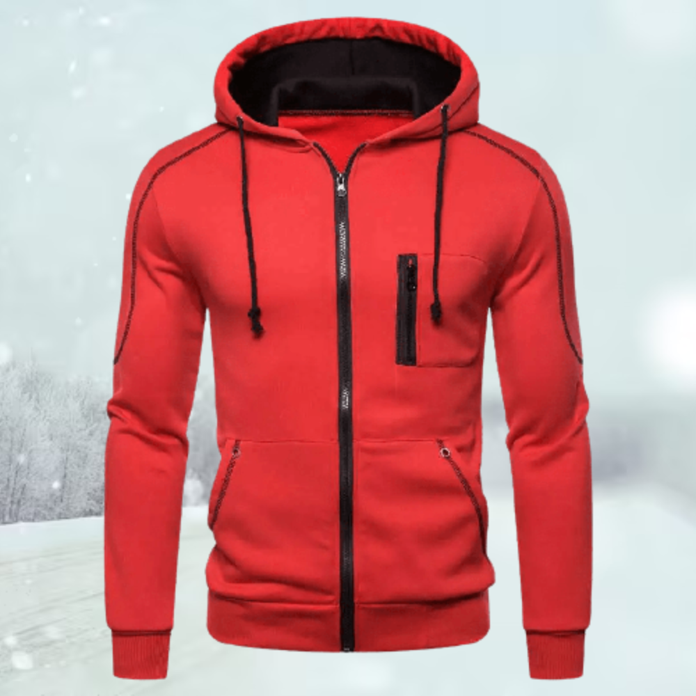 Sporty Men's Hoodie Modern Design