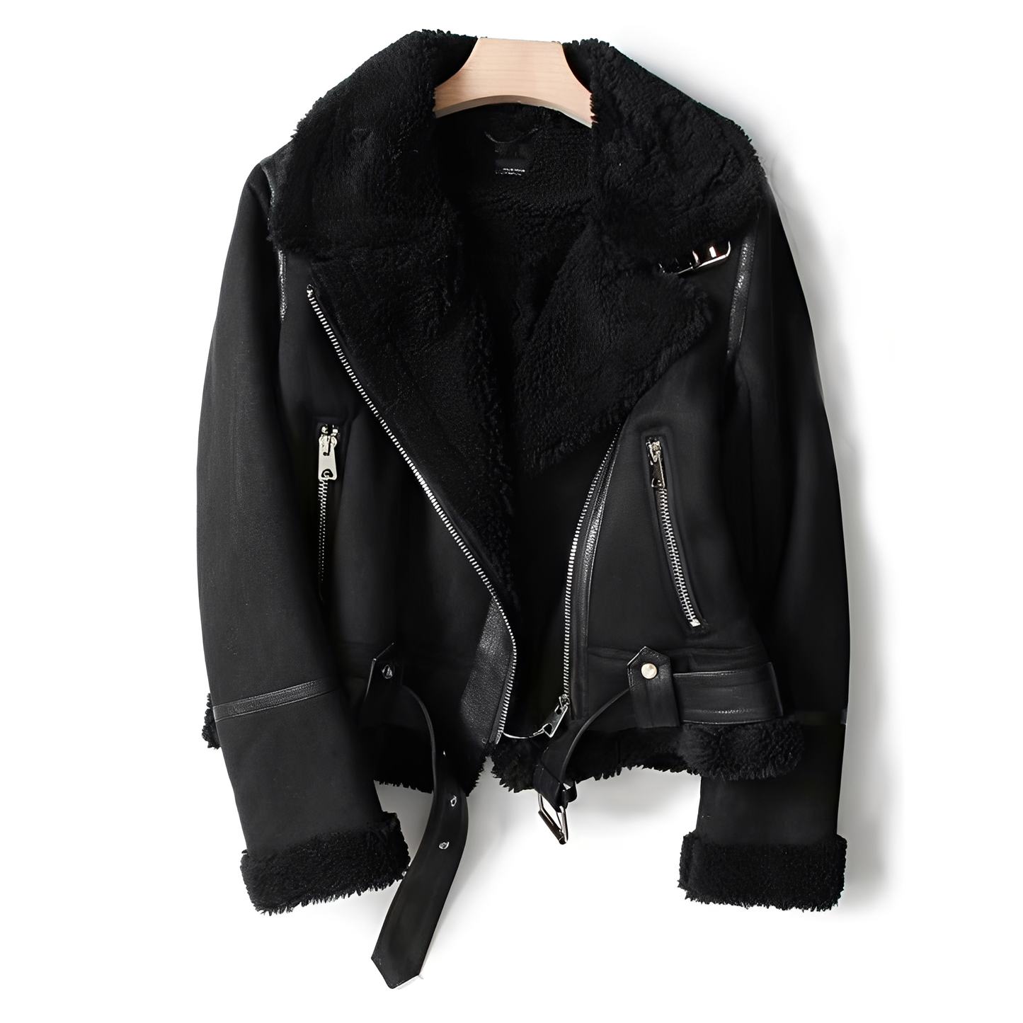 Women's Soft Black Leather Jacket