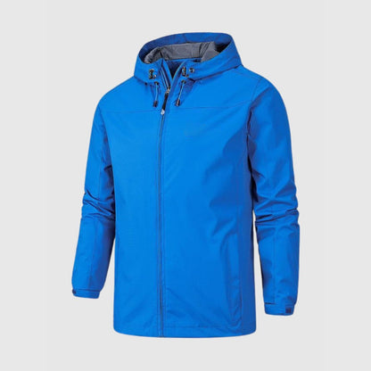 Stylish Men's Waterproof Sporty Rain Jacket