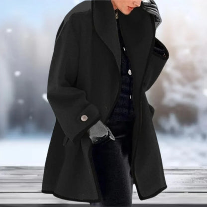 Vintage Wool Coat Brown Oversized