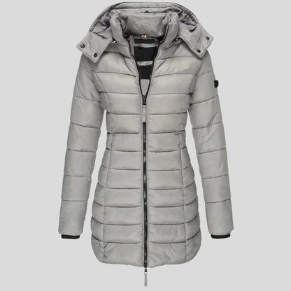 Fashionable Patchwork Jacket Hood Zipper
