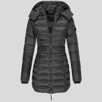 Fashionable Patchwork Jacket Hood Zipper