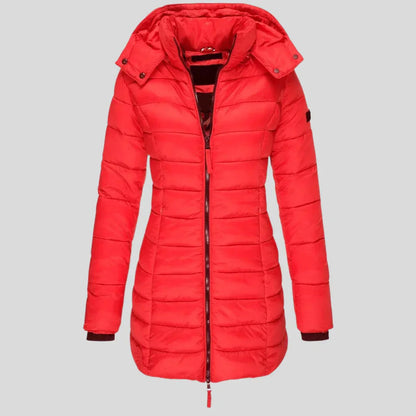 Fashionable Patchwork Jacket Hood Zipper