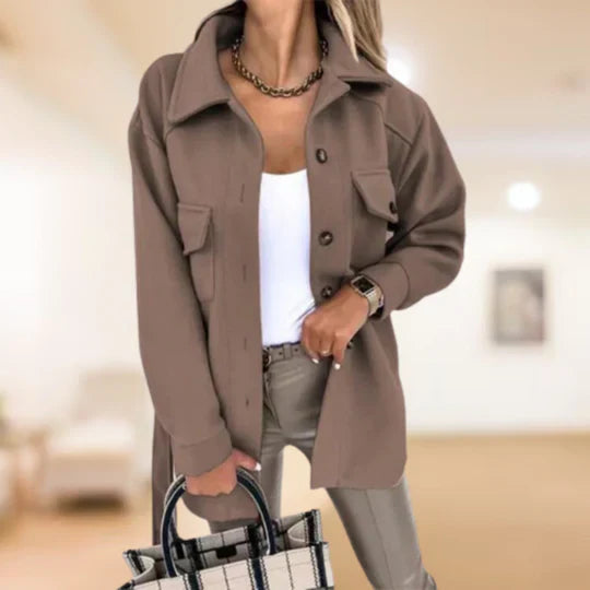 Almaro Women's Quilted Warm Trench Coat