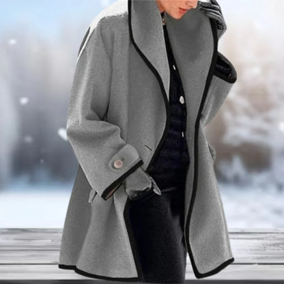 Vintage Wool Coat Brown Oversized