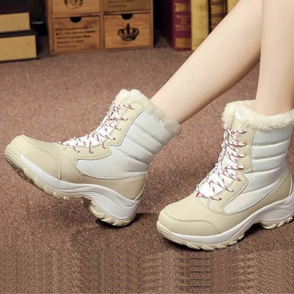 Waterproof Women's Winter Boots Faux Fur