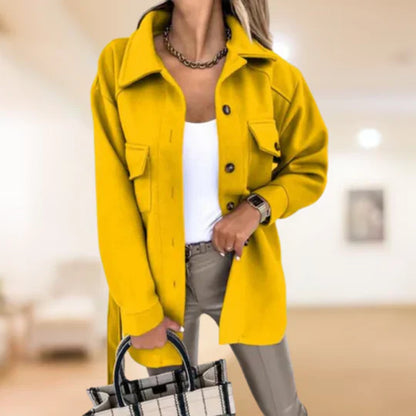 Almaro Women's Quilted Warm Trench Coat