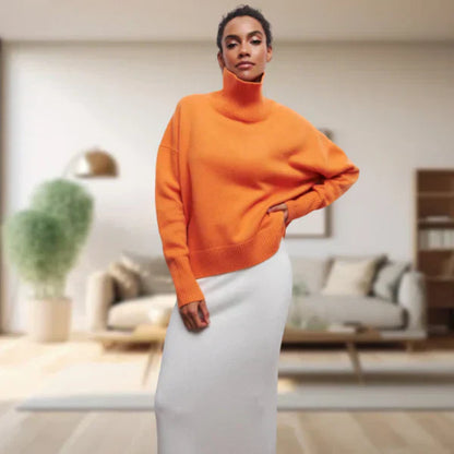 Elegant Women's Turtleneck Sweater