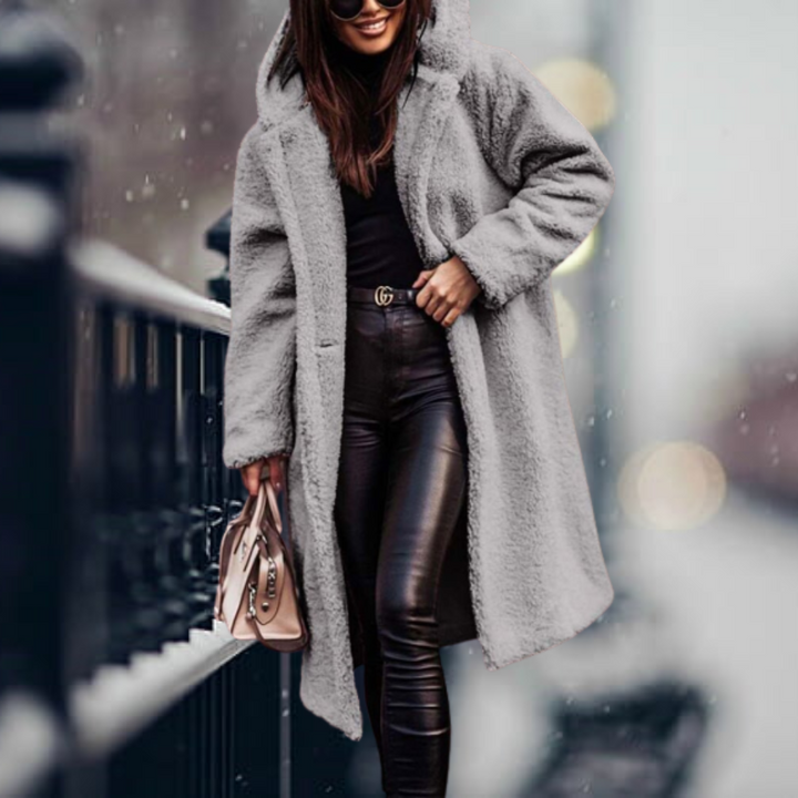 Oversized Winter Coat Long Hood Soft