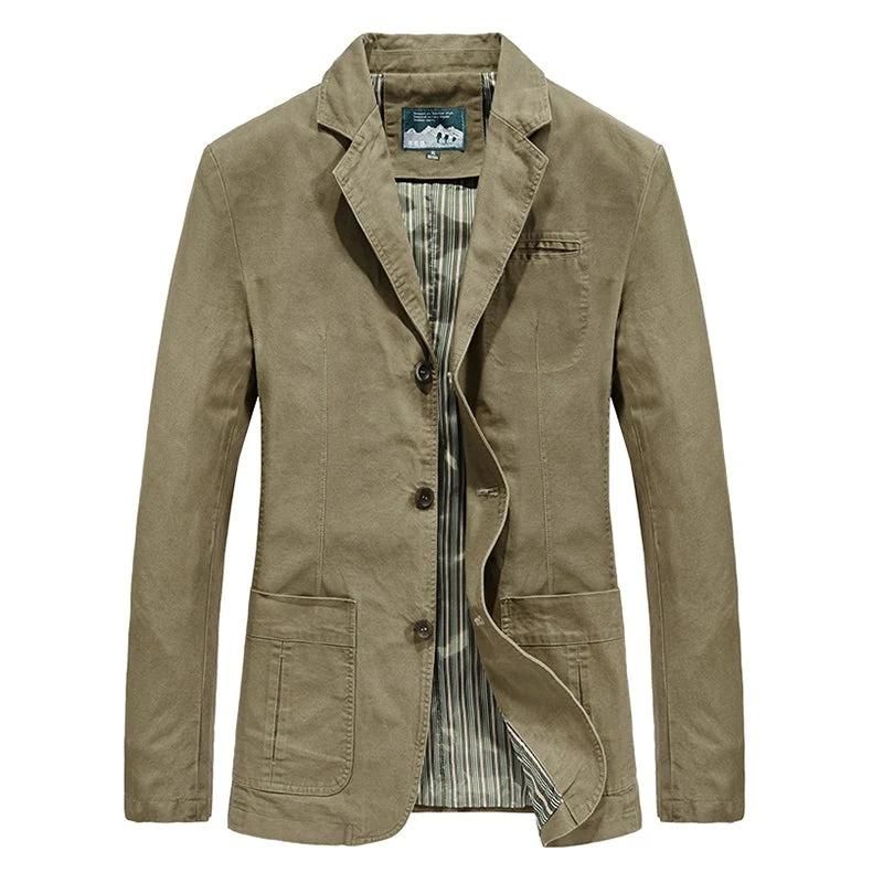 Men's Blazer Jacket Modern 3-Button Style