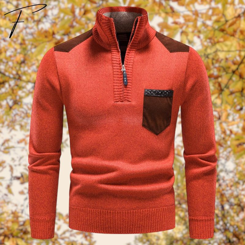 Men's Warm Zipper Cardigan