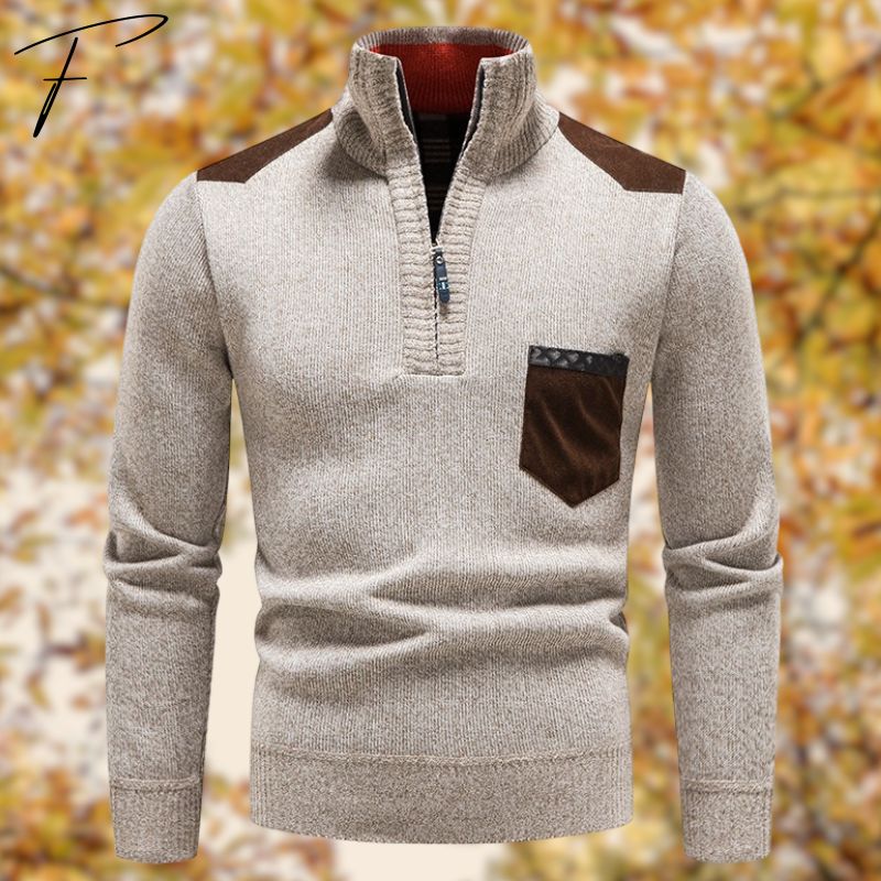 Men's Warm Zipper Cardigan
