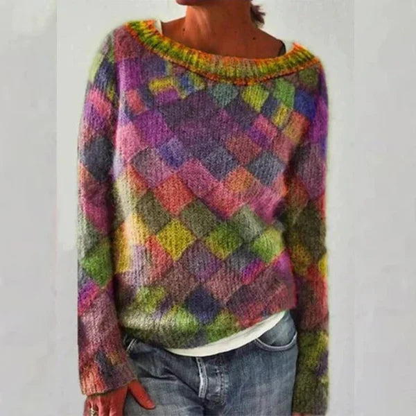 Stilvoller Damen Sweater, Gemütlich und Elegant - IdealeKleiden