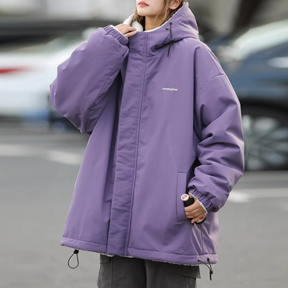 Women's Warm Reversible Winter Jacket