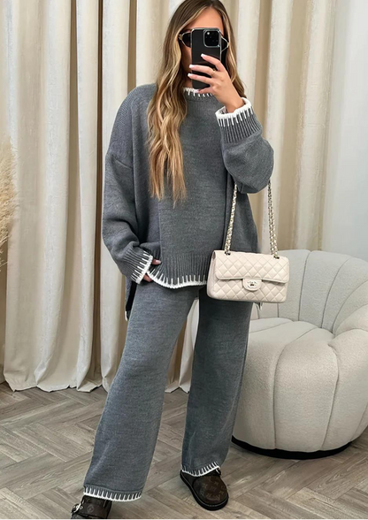 Women's Loungewear Set with Jogger Pants and Pullover