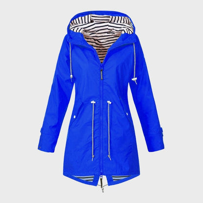 Long Rain Jacket Women Waterproof