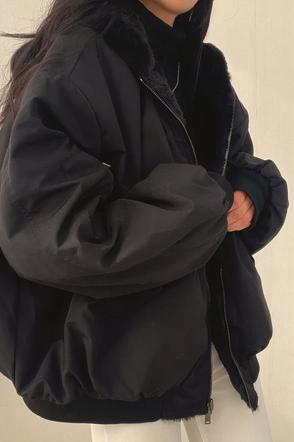 Women's Cashmere Hooded Warm Autumn Coat