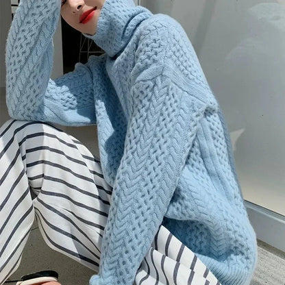 Women's Soft Patterned Knit Sweater