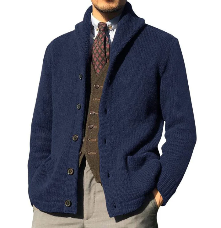 Stylish Men's Classic Knitted Jacket