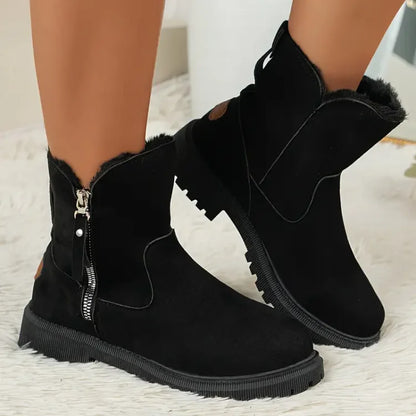 Soft Plush Women's Short Winter Boots