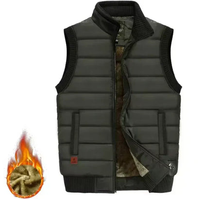 Men's Outdoor Vest Warm Insulated