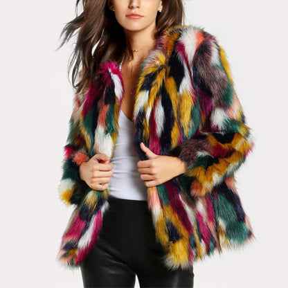 Fashionable dress | Faux fur winter coat