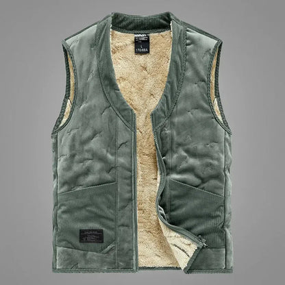 Soft Down Vest Plush Lining Women's
