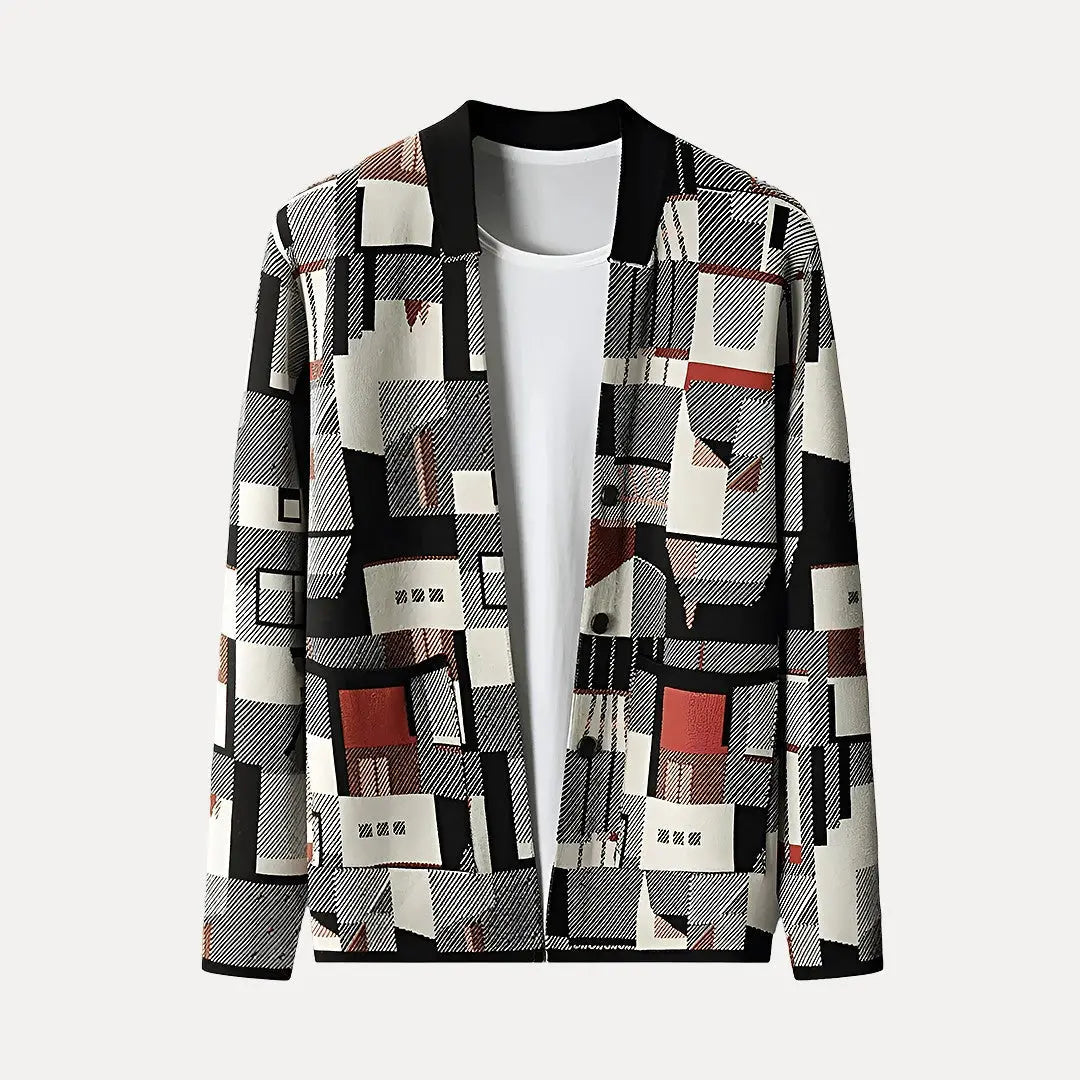 Colorful Cardigan Patchwork Design