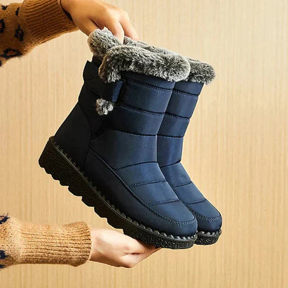 Verena - Damen Winterstiefel Warm isoliert - IdealeKleiden