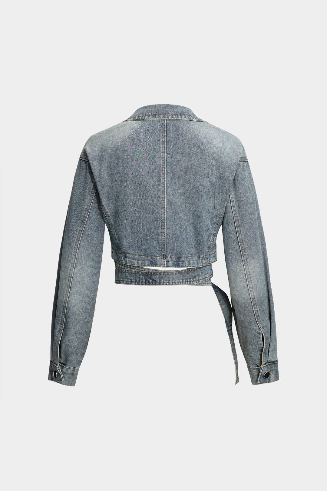 Cropped Denimjacke Damen Modern Chic - IdealeKleiden