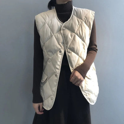 Quilted Women's Bomber Jacket Winter